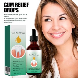KOAHDE Gum Regrowth Tropfen,Zahnfleisch Relief Tropfen,Zahnfleisch-Wiederherstellung,Reparatur von Zahnfleischschwund,Dentizen Zahnfleisch Nachwuchs Tropfen,Natürliche Mundpflegetropfen
