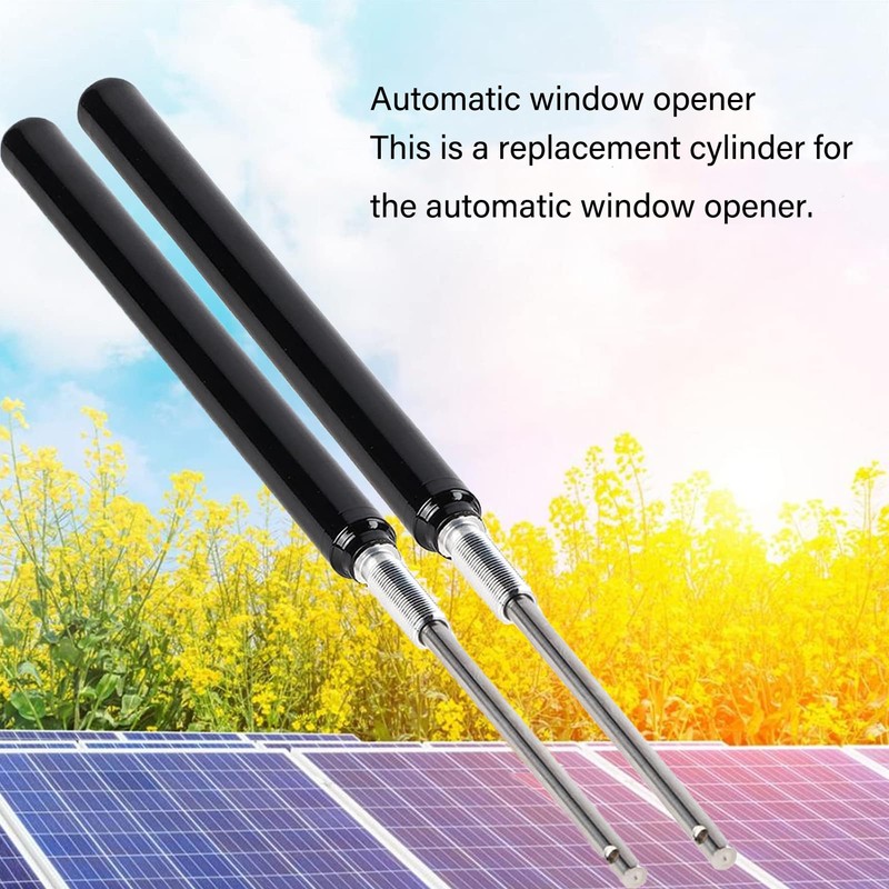 DeJivsin 2 Pieces Automatic Window Opener for Solar-Sensitive, Time-saving Window