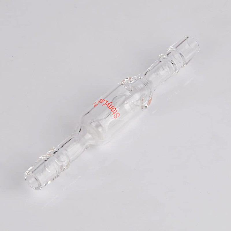 stonylab Glass Check Valve, Borosilicate Glass Check Valve with Dual