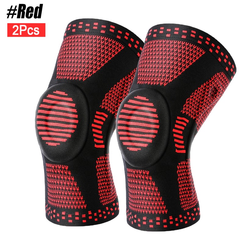 Pack of 2 Compression Knee Support Sleeve for Sports &