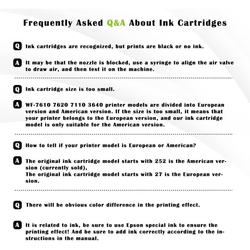QUTHZZHY Sublimation Ink Cartridges, Empty Refillable Ink Cartridges Compatible with