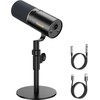 Micrófono Dinámico USBXLR para PC, TONOR Profesional microphone Vocal con