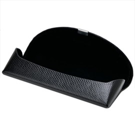 Pearl Glasses Case Semi-Hard Type Black SA-52S BL