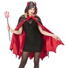 Widmann 96894 Adult Devil Costume, Solid, Black, Standard Size