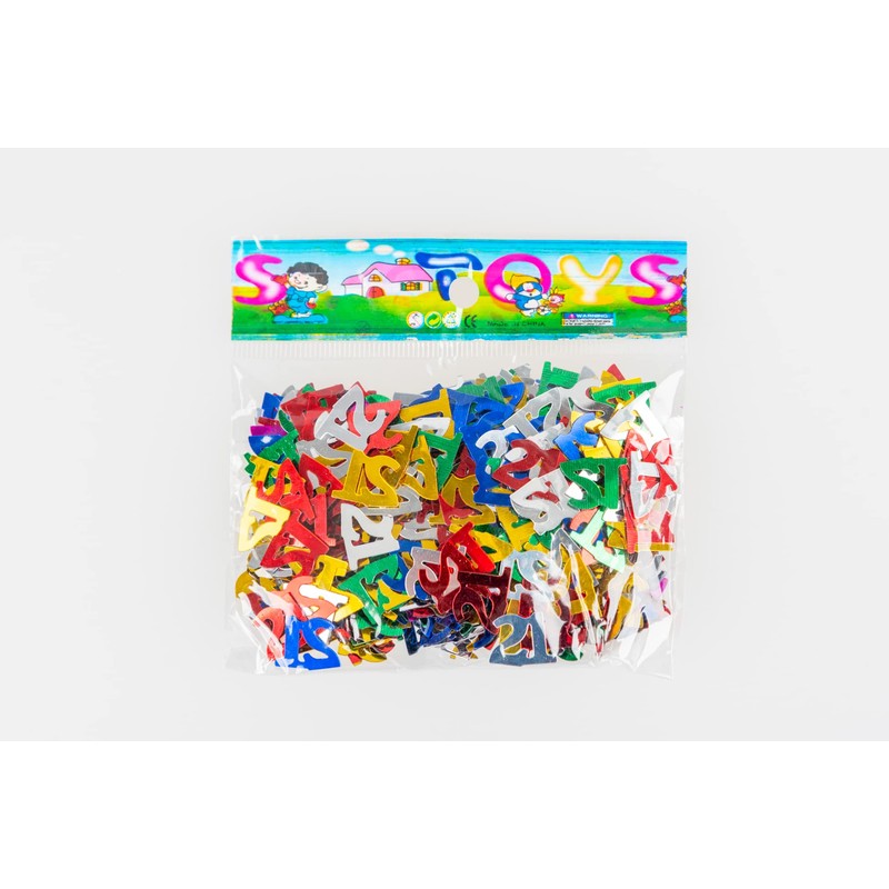 14g Multicolour 21st Birthday Confetti Foil Metallic Glitz Table Scatter