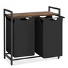 VASAGLE Laundry Hamper, Laundry Basket, Laundry Sorter with 2 Pull-Out
