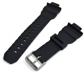 [CXZA] Compatible with G-Shock G-7900SL GW-7900B GR-7900NV Sport Replacement PU Watch Band Strap (Band Color: Black)