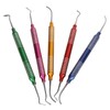 5Pcs Dental Gracey Curettes Curette Hand Scaler Universal Surgical Instrument