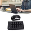 Numeric Keyboard Mouse Set MC‑61CB Wireless 2.4g Portable Silent Keypad