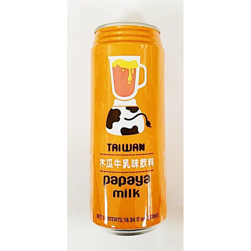 Papaya Milk Drink, 16.94 fl oz, 6Cans