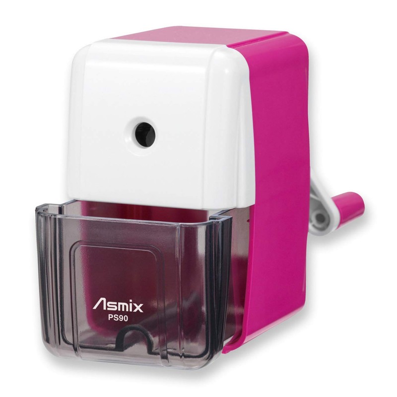 Asmix Pencil Sharpener, Easy Enshin Kezuriki Mini PS90P, Pink, Choose