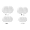 GAKA FAVOR 10Pcs White Paper Lanterns Set, Hanging Paper Lanterns