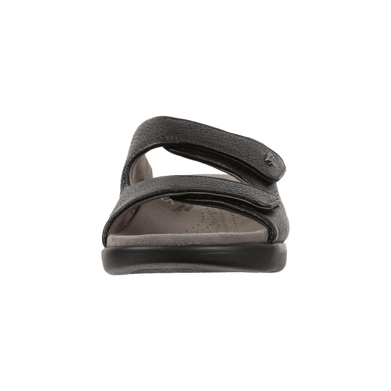 SAS Cozy Adjustable Comfort Slide Sandal Black 8 W -