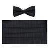 Cummerbund & Bow Tie Black Dot cb00018