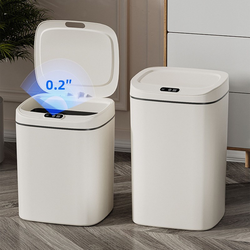 Automatic Motion Sensor Trash Can with Lid Smart Touchless Garbage