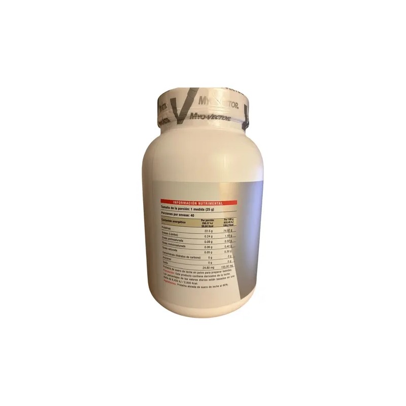 Proteína Aislada Myo-Vector en Polvo Sin Gluten Sin Sabor 1