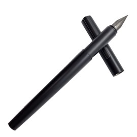 Pluma Fuente Jinhao punta extra fina, exterior metálico, ligera y elegante Negro mate.                                                                