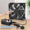 Joycabin 120mm Computer Fan, Computer Cooling Fan with AC Plug