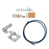 Extruder Kit Gray Aluminum 3D Printer Accessories PTFE Tube Spring