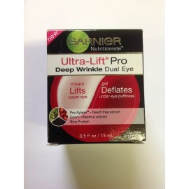 Garnier Nutritioniste Ultra-Lift Pro Deep Wrinkle Dual Eye Cream -0.5 oz - New.