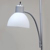 Simple Designs LF2000-SLV-LB 71.5" Traditional Floor Lamp with Adjustable Reading