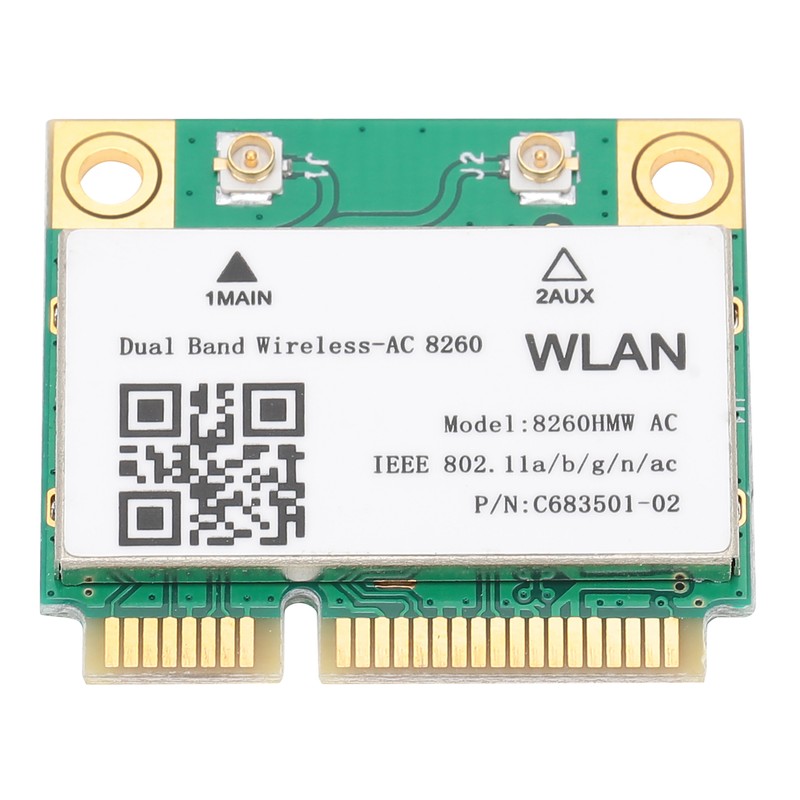 Wireless Network Card Gigabit DualBand 2.4G/5G Bluetooth4.1 Mini PCIE 802.11ac
