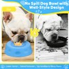 Slow Feeder Dog Bowls for Liquid Treats, Ball-in Interactive Bone