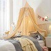 Haayymo Kids Bed Canopy, Cotton Mosquito Net, Kids Princess Play