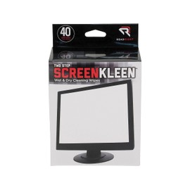 Banja shop Read Right RR1305 Two Step Screen Kleen Wet and Dry Cleaning Wipes 5 x 5 40/Box