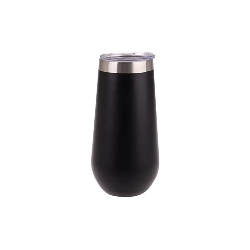 Oasis Stainless Steel Double Wall Insulated Champagne Flute 180Ml -