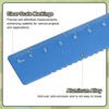 sourcing map Straight Ruler 15cm Metric Metal Aluminum Alloy Measuring