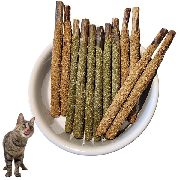Catnip Silvervine Sticks For Cats | Cat Chew Stick |