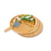 Kesper 58465 Pizza Plates with 1 Pizza Cutter, Material: FSC®-Certified