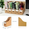 File Magazine Holder, 5 Pack Waterproof Desktop Storage Box A4