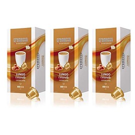Cremesso 3 x 16 Capsules Lungo Caramello, Coffee Roasting Level 2/5, Number of Units 48 Pieces