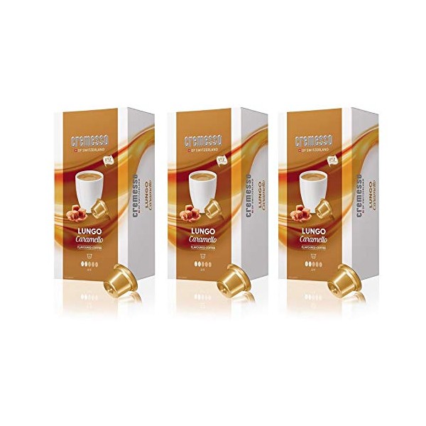 Cremesso 3 x 16 Capsules Lungo Caramello, Coffee Roasting Level
