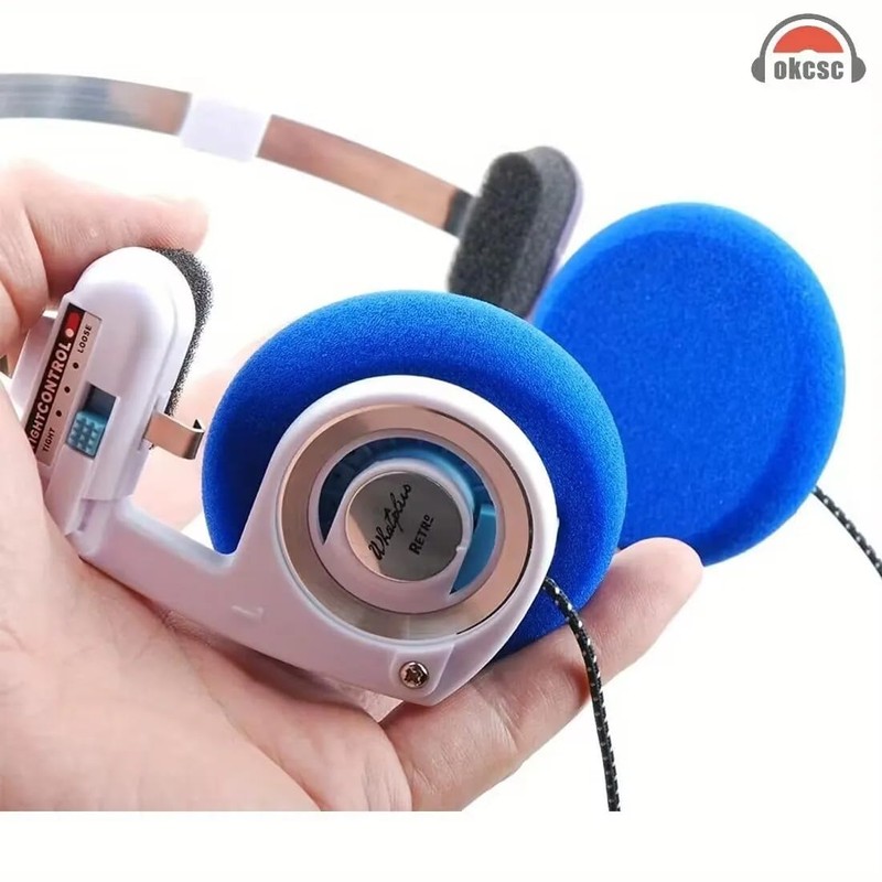 OKCSC Headphone Replacement Earpads 60mm Diameter 1 Pair for OKCSC