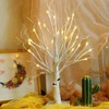 Lighted Birch Tree Adjustable Branches Stable Bottom Birch Tree with