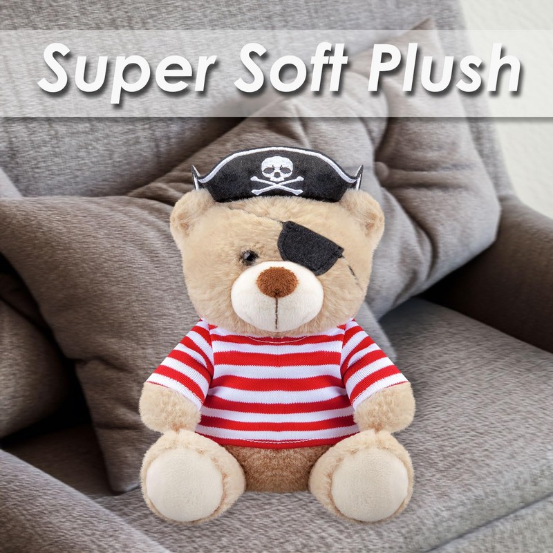 VFM - Bear Pirate Soft Toy Themed Animal Plush Cuddly