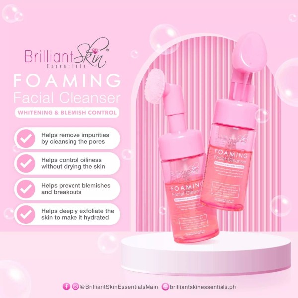 Essentials Brilliant Skin Essentials FOAMING FACIAL CLEANSER, 100 ml