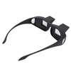 Prism Glasses Stylish Compact Black Large Resin Glass 16cm Frame