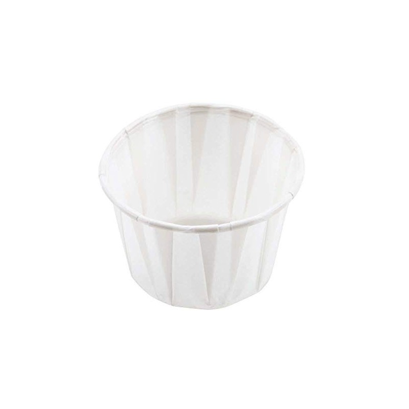 250 WAXED PAPER DISPOSABLE SAUCE DISHES/DIPPING POTS 28ML