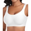 Ganado Seamless Bra Women's Without Underwire Smooth Padded Bustier Soft
