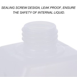 Lurrose 2 dispensadores de bomba de plástico para quitar esmalte de uñas, dispensador de bomba vacía con cierre de presión líquida