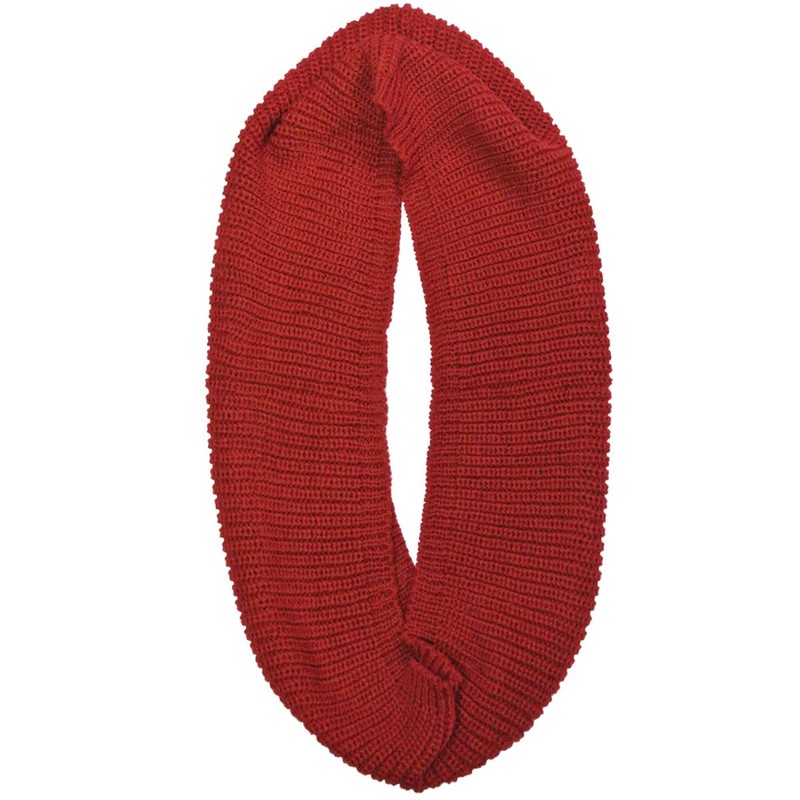 Wrapables Thick Knitted Winter Warm Infinity Scarf - Red Wine