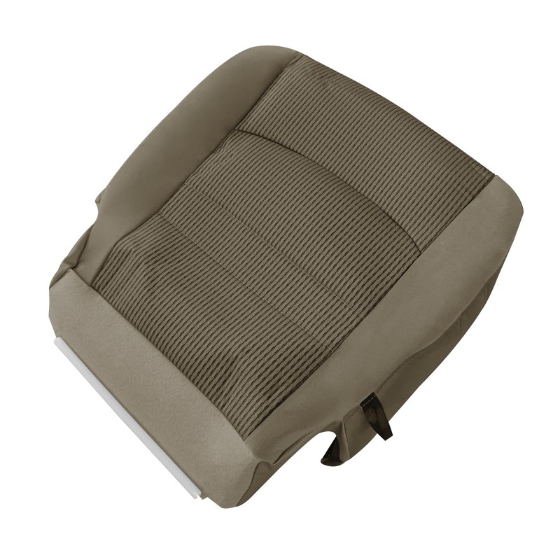 Mievlyo Front Driver Side Bottom Cloth Replacement Seat Cover Tan