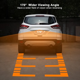 Rear View Backup Camera Fits for Ford Escape 2014 2015 2016 Rear Park Assist Camera Replacement EJ5Z-19G490-A EJ5Z19G490A