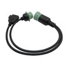 HYXUAN 9 Pin to OBD2 Interface Truck Y-j1939 obd2 Cable