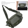 Fishing Tackle Bag, High‑Quality Polyester Material Fishing Pack Bumbag Adjustable