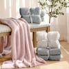 Half-Side Plush Throw Blanket – Ultra Soft Lightweight Cozy Blanket
